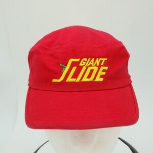 Giant Slide Cadet Military Style Hat Cap Red  Men Wisconsin State Fiar